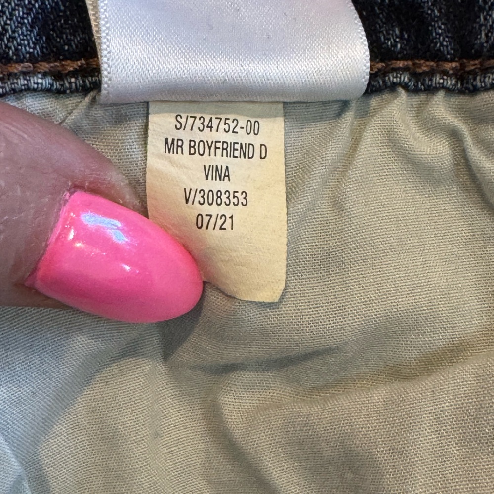 Old Navy Dark Blue Straight Leg Women's Jeans NWOT Sz 14 - Picture 6 of 6